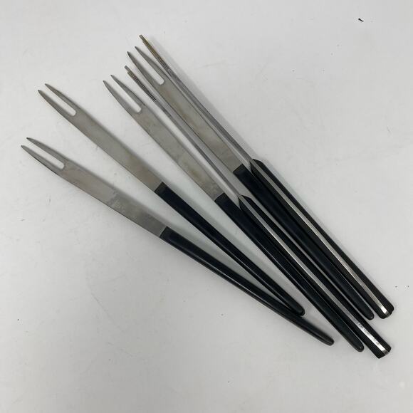 Vintage 60s fondue skewers Set of 6 MCM - Picture 1 of 4